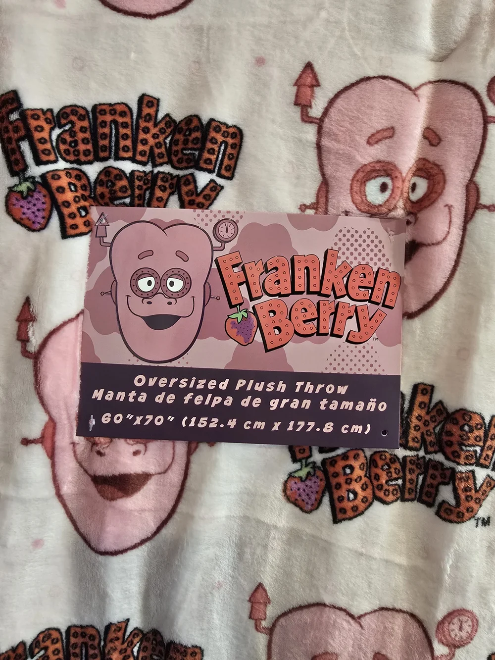 Franken Berry Throw - Licensed Character